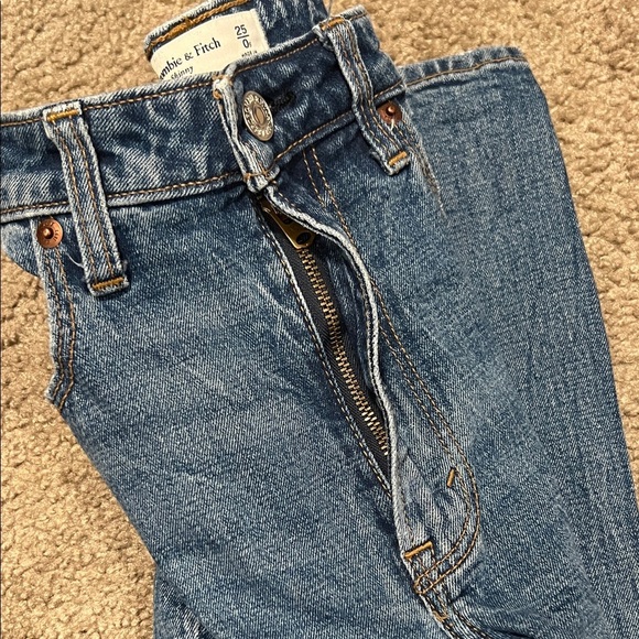 Abercrombie & Fitch High Rise Blue Jeans SIZE 25 - Picture 4 of 6